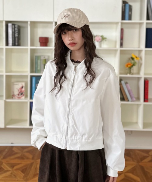 D&G ナイロンブルゾン MA-1タイプ RB0970 TNSD7-D ma1 ma-1 「Good Riddance」MA-1 ジップアップ ブルゾン レディース