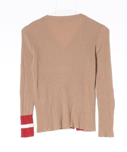 「en recre」 長袖ニット 38 ブラウン レディース_画像2