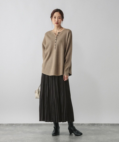 GLOBAL WORK（グローバルワーク） ロング スカート ワッシャープリーツ