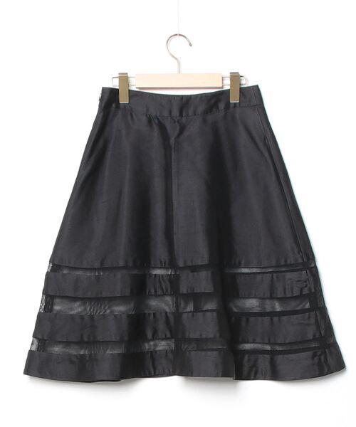 「CYNTHIA ROWLEY」 フレアスカート 2 ブラック レディース_画像2