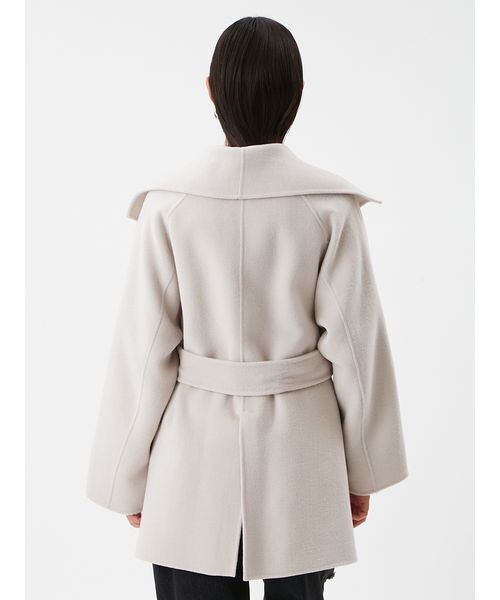 Mila Owen（ミラオーウェン） ステンカラーコート コート 共ベルト付き