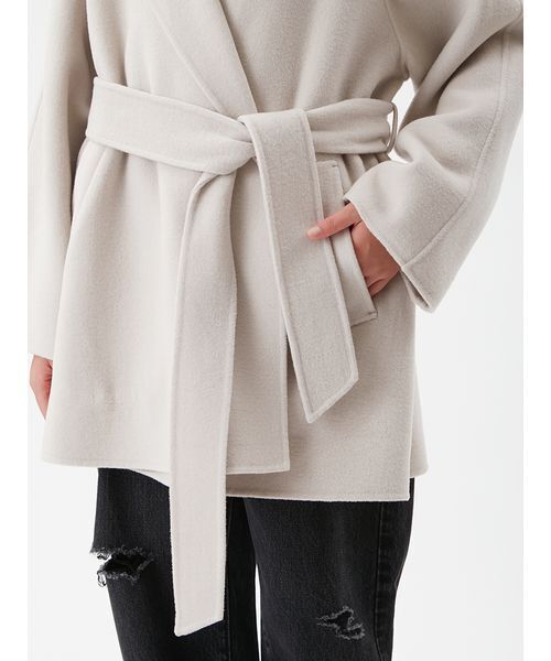 Mila Owen（ミラオーウェン） ステンカラーコート コート 共ベルト付き