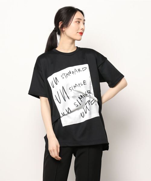 「UN3D.」 半袖Tシャツ FREE ホワイト レディース_画像2