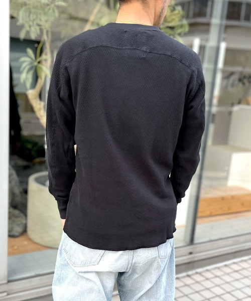 HOUSTON（ヒューストン） tシャツ HEAVY THERMAL C/NL/S TEE ヘビー