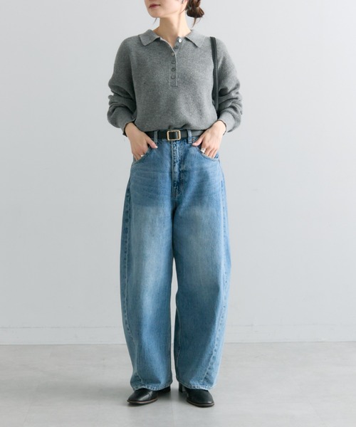 90s JANTZEN ニットポロ ワッフル ターコイズブルー usa製 ニットポロ 