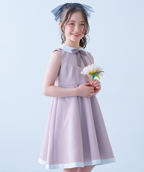フォーマル 発表会 卒園式 入学式 フォーマル 襟付きドレス 2点セット キッズ 子供服 女の子 | devirock | 13