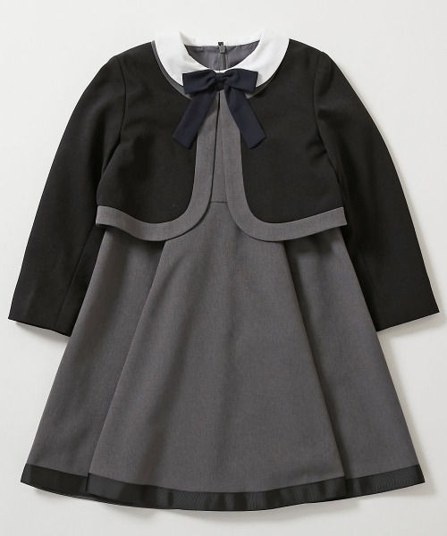 フォーマル 発表会 卒園式 入学式 フォーマル 襟付きドレス 2点セット キッズ 子供服 女の子 | devirock | 07
