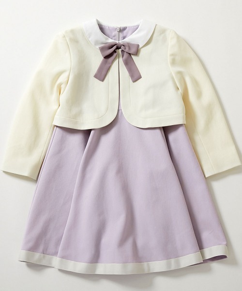 フォーマル 発表会 卒園式 入学式 フォーマル 襟付きドレス 2点セット キッズ 子供服 女の子 | devirock | 10