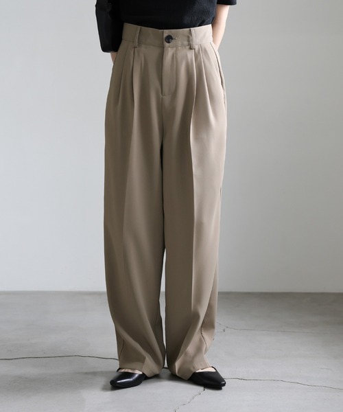 select MOCA（セレクトモカ） スラックス MEDIUM ダークベージュ