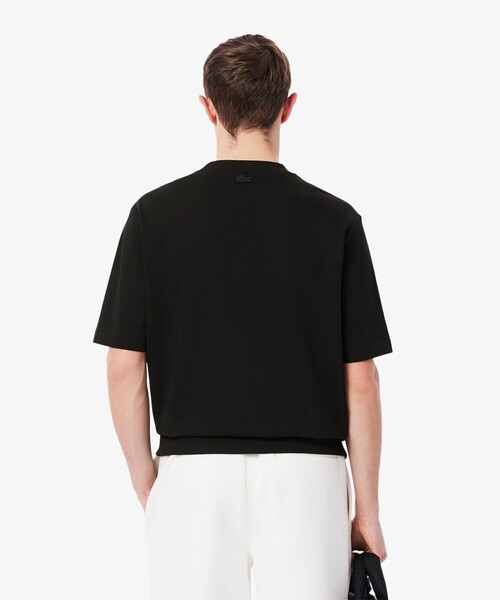 「LACOSTE」 半袖Tシャツ 2 ブラック メンズの画像
