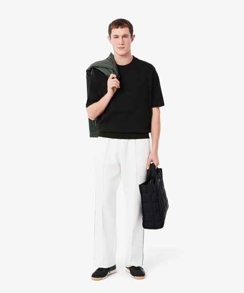 「LACOSTE」 半袖Tシャツ 2 ブラック メンズの画像