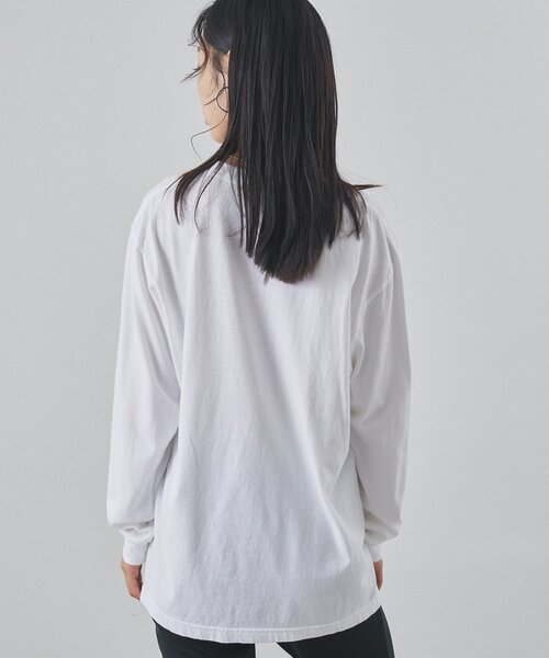 Whim Gazette（ウィム ガゼット） tシャツ BIGロゴ ロンTEE レディース