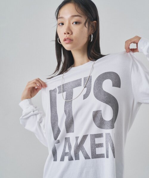 Whim Gazette（ウィム ガゼット） tシャツ BIGロゴ ロンTEE レディース