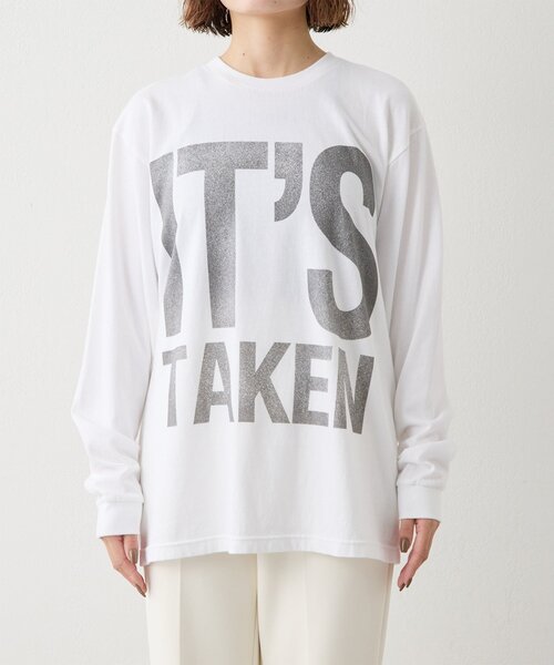 Whim Gazette（ウィム ガゼット） tシャツ BIGロゴ ロンTEE レディース