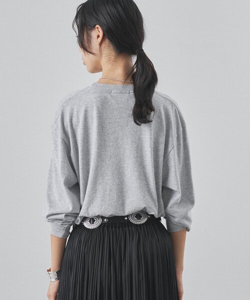 Whim Gazette（ウィム ガゼット） tシャツ BIGロゴ ロンTEE レディース