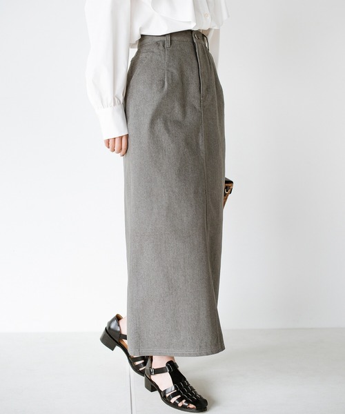 「haco!」 デニムスカート X-LARGE グレー レディース_画像2