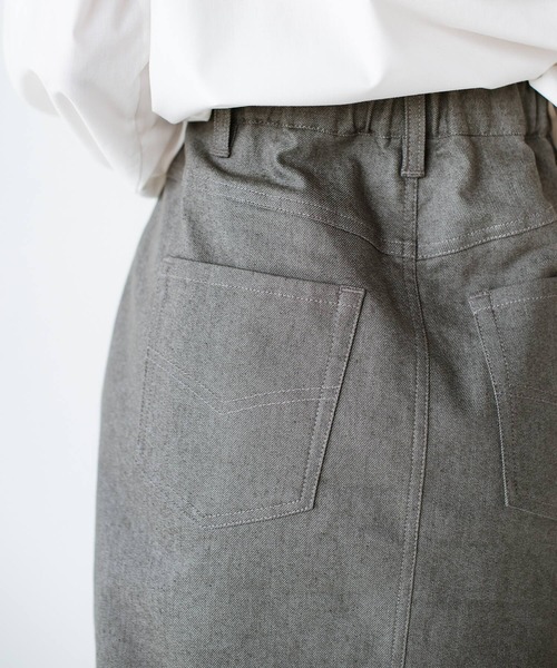 「haco!」 デニムスカート X-LARGE グレー レディース_画像5