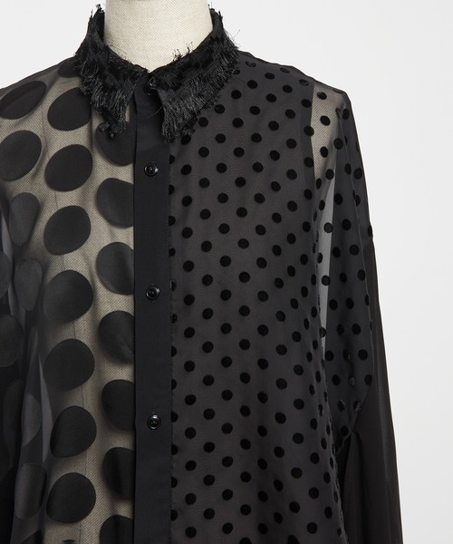 gomme（ゴム） ブラウス シャツ スクエアシャツ レディース メンズ