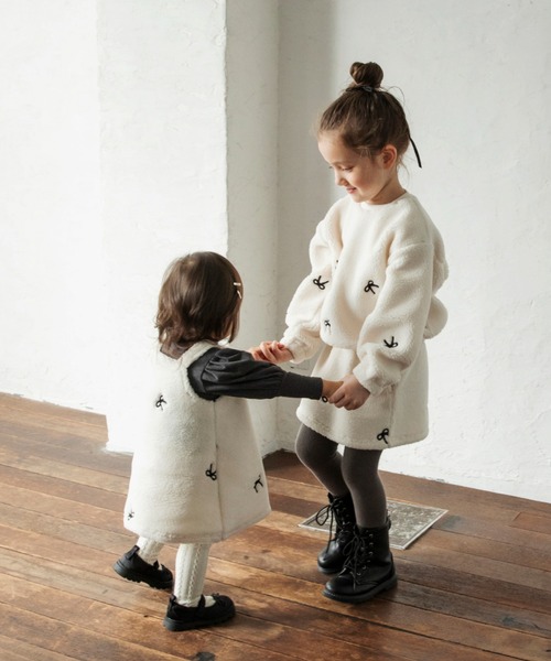 女の子 / 110〜120 / まとめ売り / ブランシェス / ブリーズ branshes（ブランシェス） トレーナー 「セットアップ対応」リボン総柄