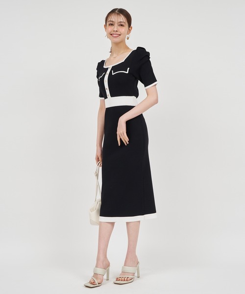 「ROYAL PARTY」 ニットワンピース FREE ボルドー レディース_画像9