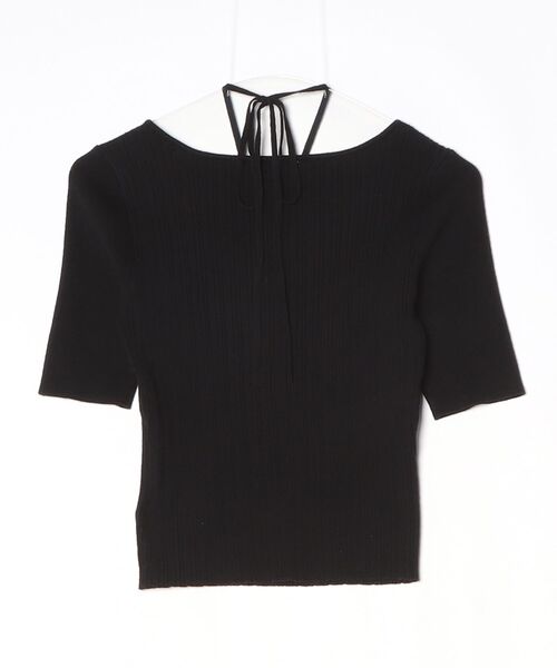 「MURUA」 半袖ニット FREE ブラック レディース_画像2