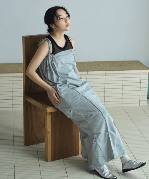 ※お値下げ可L'or I-line Jumper skirt ジャンパースカート ジャンパースカート sweat ribbon jumper skirt : ZOZOTOWN Yahoo!店