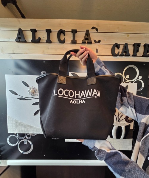 ロゴキャンバスバッグ Loco Ocean（ロコオーシャン） トートバッグ ハワイロゴキャンバス