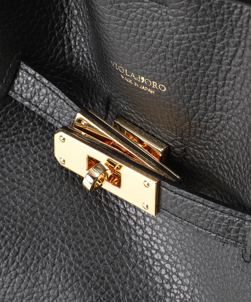 トートバッグ 「追加」VIOLAd’ORO / ヴィオラドーロ イタリアンWフェイスレザートートバッグ L レディースの画像