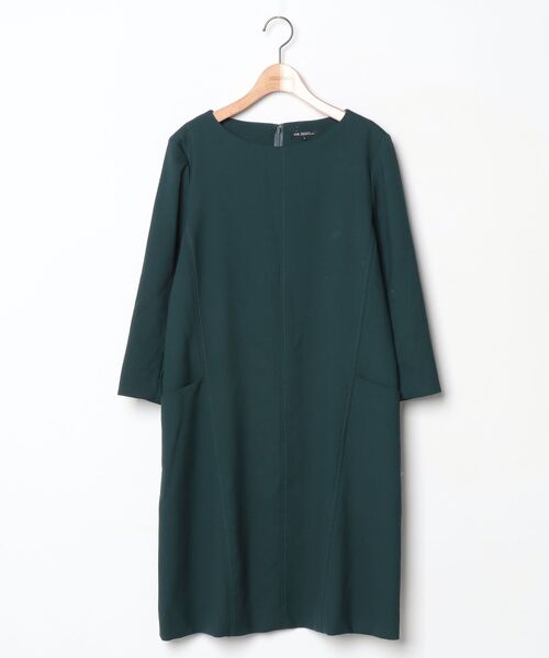 23区（ニジュウサンク） 長袖ワンピース 38 グリーン レディース