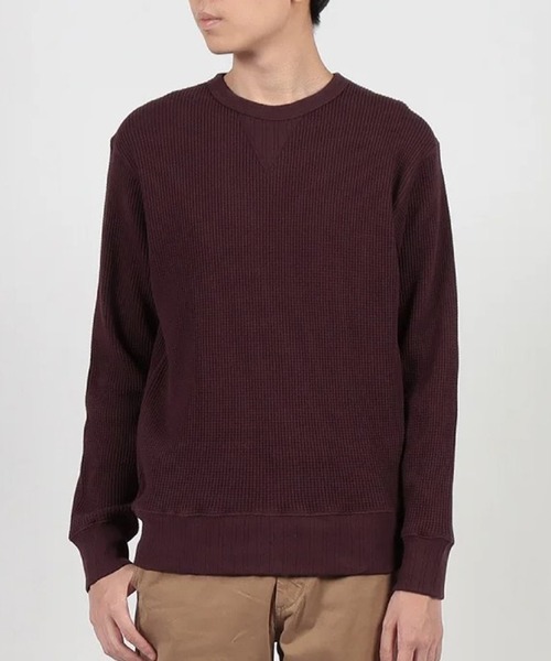 「Healthknit」 長袖Tシャツ S オフホワイト メンズ_画像6