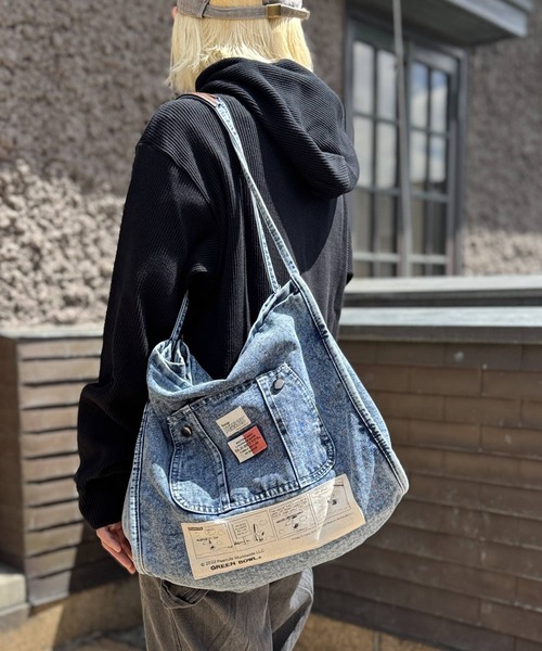 SNOOPY×OLD BETTY'S トートバッグ スヌーピー「SNOOPY」Denim Vintage