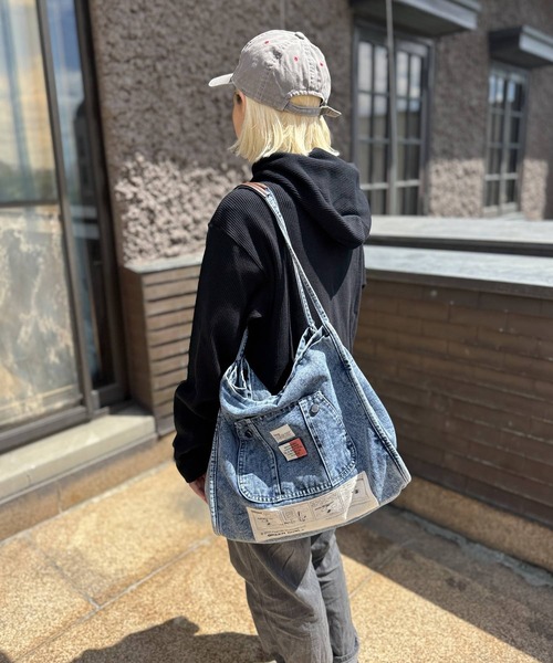 SNOOPY×OLD BETTY'S トートバッグ スヌーピー「SNOOPY」Denim Vintage