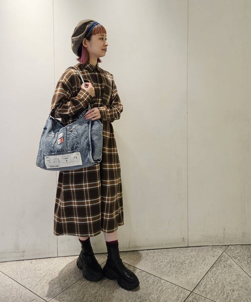 SNOOPY×OLD BETTY'S トートバッグ スヌーピー「SNOOPY」Denim Vintage