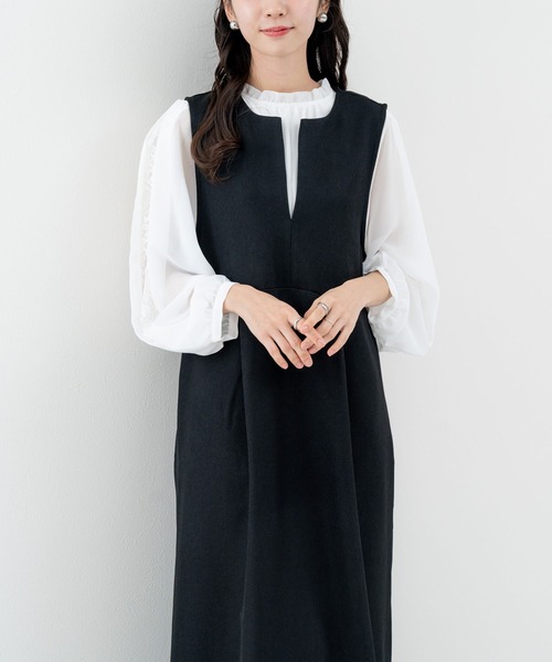 ANNA LUNA（アンナルナ） ジャンパースカート レイヤード で楽しむ