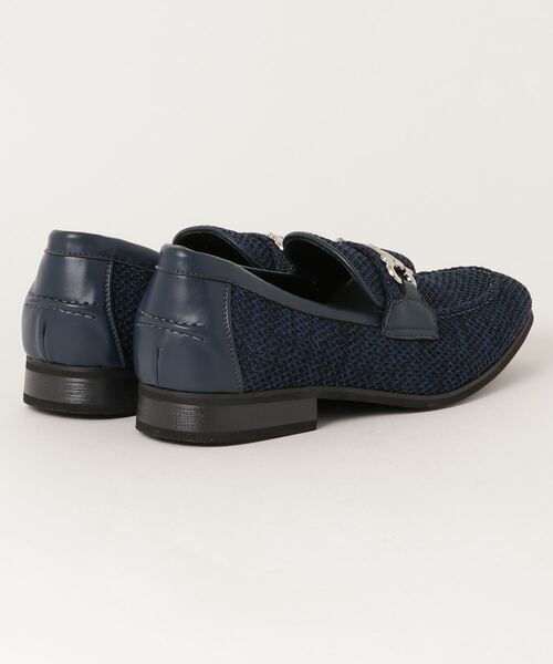 「Dedes」 ローファー 43 ネイビー メンズ_画像2