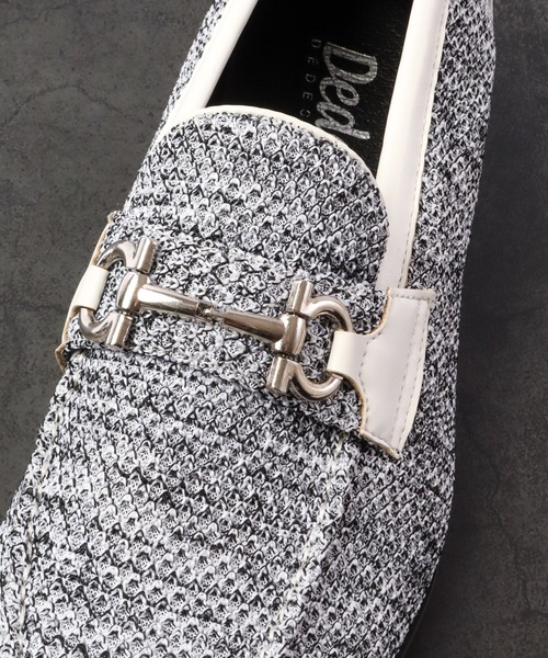 「Dedes」 ローファー 43 ネイビー メンズ_画像4