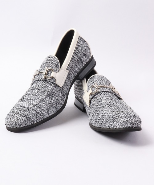 「Dedes」 ローファー 43 ネイビー メンズ_画像5