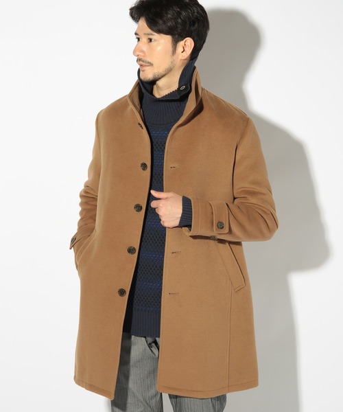 「UNION STATION」 チェスターコート M キャメル メンズ_画像2