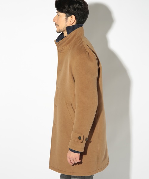 「UNION STATION」 チェスターコート M キャメル メンズ_画像3