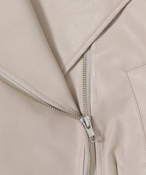 「mysty woman」 ライダースジャケット FREE ホワイト系その他 レディース_画像4