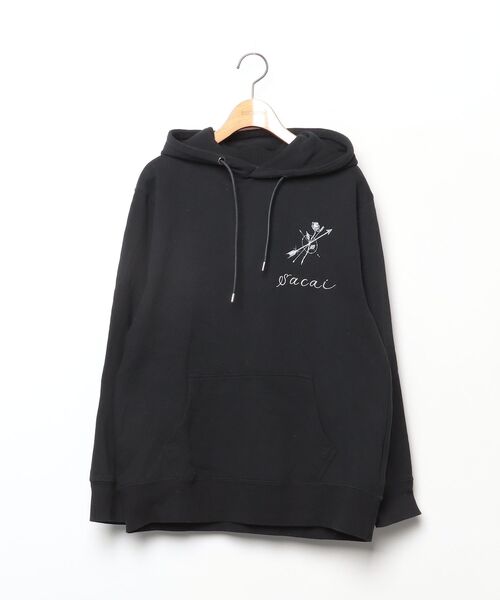 sacai（サカイ） プルオーバーパーカー 2 ブラック レディース
