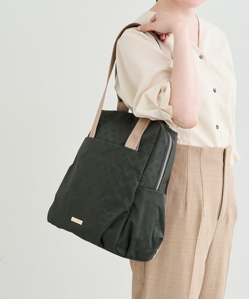 美品　russet ラシット　2WAYトートバッグ　リュック　カーキ　大容量 russet（ラシット） リュック FREE カーキ レディース : ZOZOTOWN