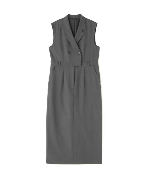 「N.（N. Natural Beauty Basic）」 ノースリーブワンピース MEDIUM ブラウン レディースの画像