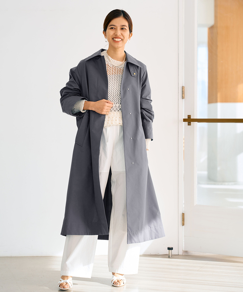 [IENA] пальто с отложным воротником 36 бежевый женский 