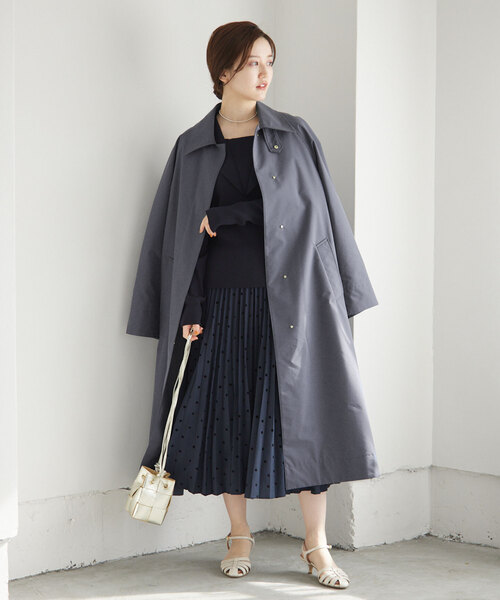 [IENA] пальто с отложным воротником 36 бежевый женский 