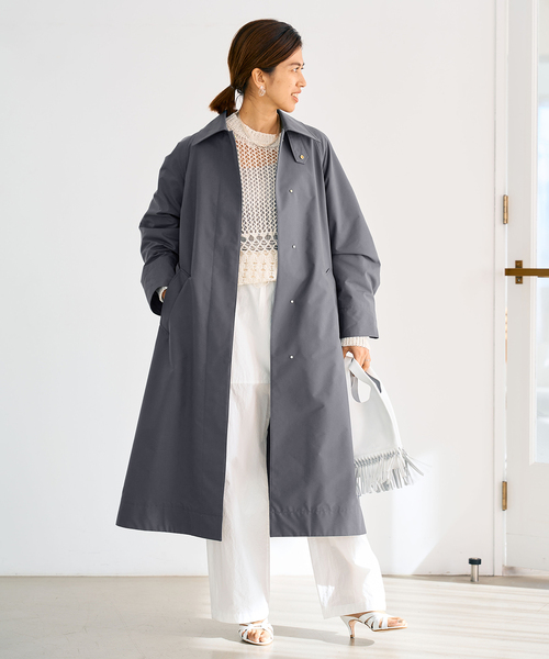 [IENA] пальто с отложным воротником 36 бежевый женский 