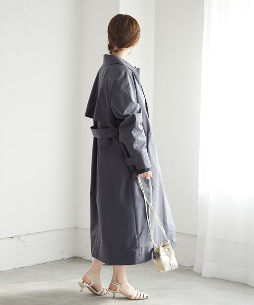 [IENA] пальто с отложным воротником 36 бежевый женский 