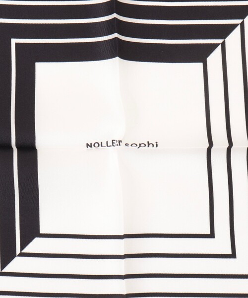 NOLLEY'S（ノーリーズ） スカーフ バンダナ シルクプリントスカーフ88