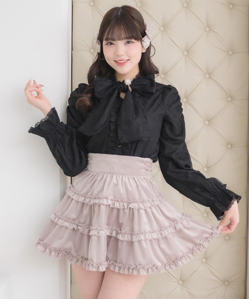 ローチェ　セットアップ ROJITA（ロジータ） セットアップ ベロアビスチェ＋スカート