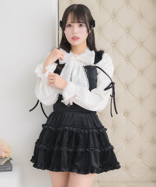 ROJITA（ロジータ） セットアップ ベロアビスチェ＋スカート